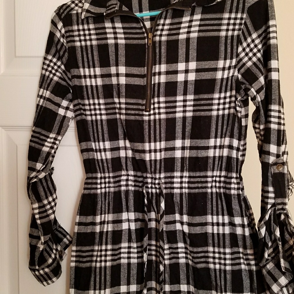 Derek Heart plaid dress